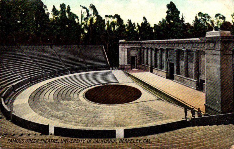 California Berkeley Greek Theatre University Of California 1910