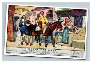 Vintage Liebig Dutch Trade Card - Complete Set of 6 - Gil Blas de Santillane