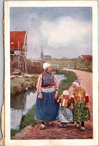 Costumes Netherlands Children In Typical Costume