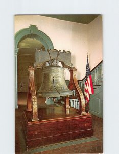 Postcard The Liberty Bell Independence Hall Philadelphia Pennsylvania USA