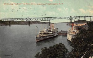 Albany River Steamship Poughkeepsie, NY USA Ferry Boat Ship 