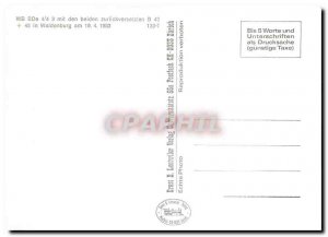 Postcard Modern Tram WB BDe 4 4 ??3 in Waldenburg