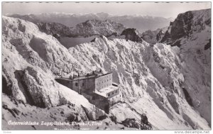 RP, Osterreichische Zugspitzbahn, Ehrwald, Bergstation 2805m Mit Wettersteing...