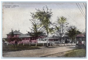 1908 Wentworth Hospital Buildings Dover New Hampshire NH Unposted Trees Postcard