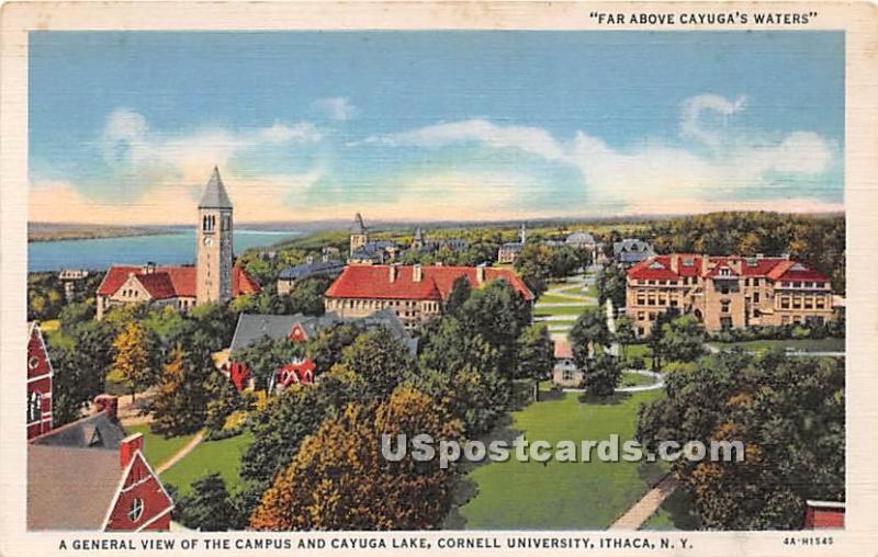 Cayuga Lake, Cornell University Ithaca NY Unused