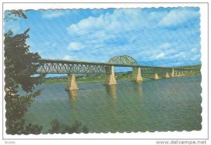 Princess Margoret Bridge, Fredericton, New Brunswick, Canada, 40-60s