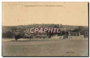 Old Postcard Panorama Longjumeau Longjumeau