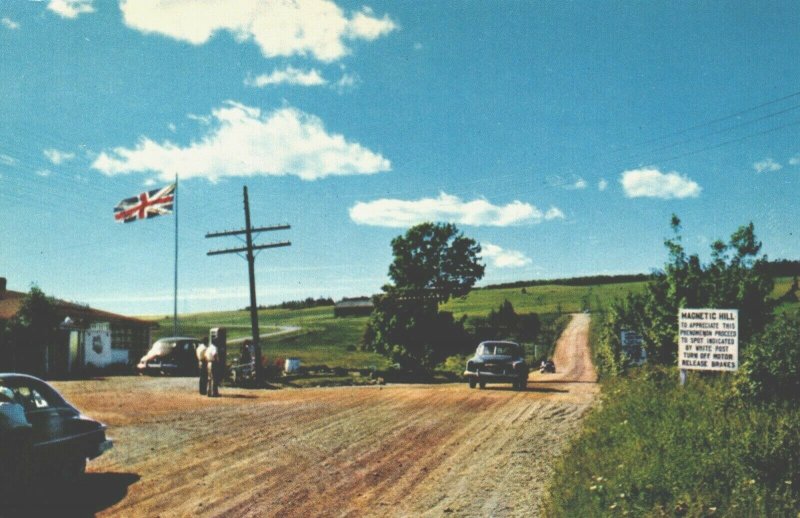 Canada Magnetic Hill Moncton New Brunswick Chrome Postcard 03.67