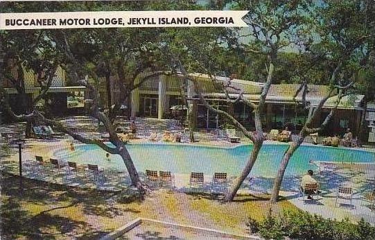 Georgia Jekyll Island Buccaneer Motor Lodge Swimming Pool