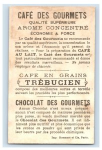 1880s-90s Trébucien French Gourmet Chocolate Rosy Underwing Moth Lady F156