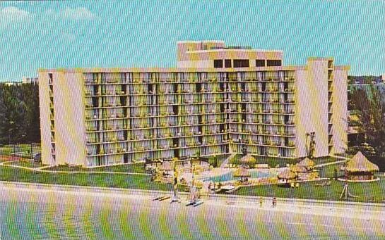 Florida Clearwater Beach Sheraton Sand Key Hotel With Pool 1973