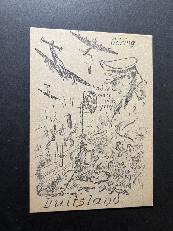1945 Mint Netherlands Liberation Postcard Amsterdam Goring 2