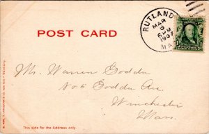 Postcard MA Worcester - Union Depot