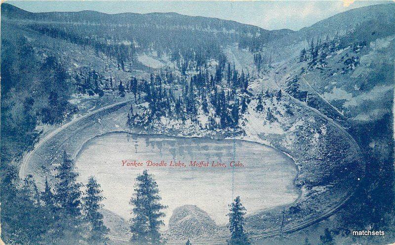 C-1910 Yankee Doodle Lake MOFFAT LINE COLORADO Tom Jones postcard 2851 