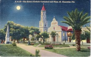 PC6660 CATHOLIC CHURCH AND PLAZA, ST AUGESTINE, FL