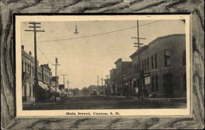 Canton South Dakota SD Main St. c1910 Postcard