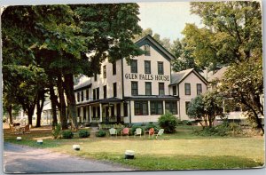 Postcard NY Round Top Glen Falls House