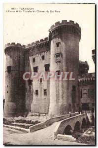 Old Postcard The Entrance and turrets of the Chateau du Roi Rene in Tarascon