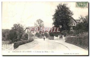 Old Postcard Bagnoles De L Orne The Avenue des Bains