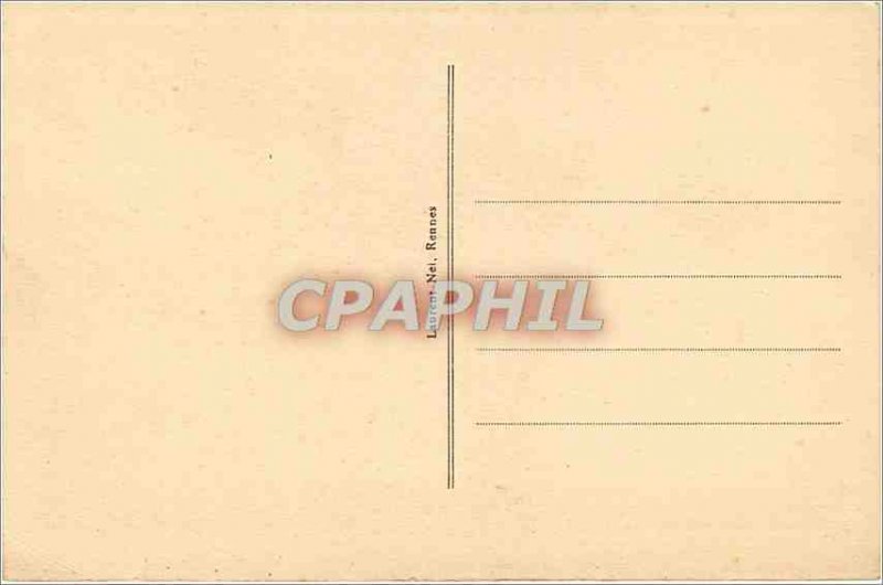 Postcard Old Rustic Bridge Rennes Tabor