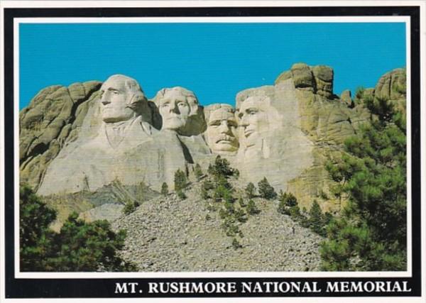 South Dakota Black Hills Mt Rushmore National Memorial
