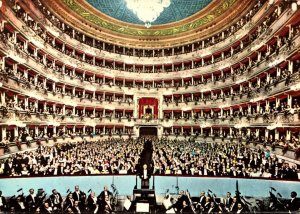 Italy Milano Theatre La Scala Interior