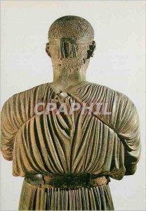Postcard Modern Museum of Delphi The Charioteer (475 BC J C)