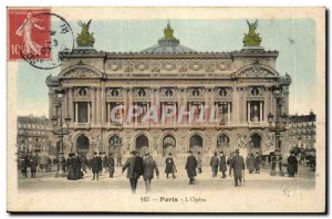 Paris L & # 39Opera -Carte Old Post