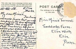 HMS Russell Battleship British Navy Ship 1906 postcard