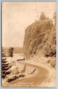 RPPC Real Photo Postcard - Bishops Cap - Columbia River Highway - Oregon - 1924