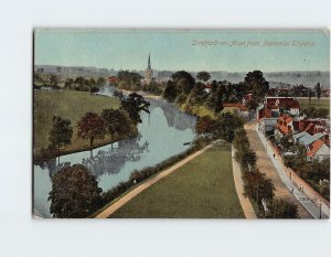 Postcard Stratford on Avon from Memorial Theatre Stratford on Avon England