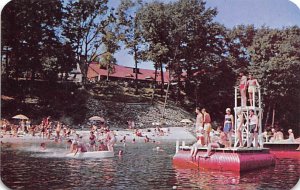 Vacation Valley, Sun Bathing and Water Fun Echo Lake Pennsylvania, PA