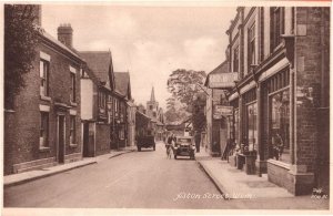 Aston Street Wem Shropshire Bicycle Emergency Stop Hairdressers Postcard