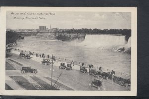 Canada Postcard- Boulevard, Queen Victoria Park Showing American Falls RS20784