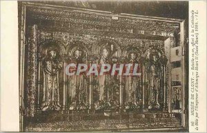 Old Postcard MUSEUM CLUNY - gold altarpiece offered � the Cath�drale B�...
