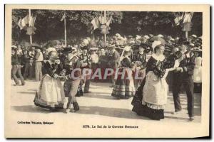 Old Postcard Folklore Prom Breton Gavotte