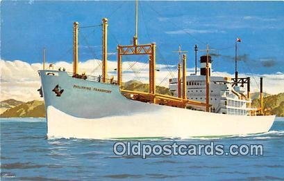 SS Philippine Transport Cebu Manila Ship Unused 