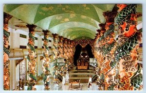 Interior of Cao Dai Temple near Tay Nihn VIETNAM Postcard