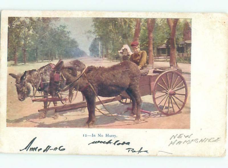 1906 CART BEING PULLED BY ANIMALS AC4271