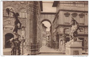 Interno Della Loggia De' Lanzi, FIRENZE (Tuscany), Italy, 1900-1910s