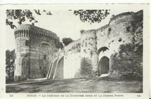 France Postcard - Dinan - Le Chateau Du La Duchesse Anne Et La Fausse Ref TZ9830