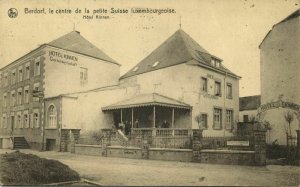 luxemburg, BERDORF, Hotel Kinnen, Gartenwirtschaft (1930) Postcard