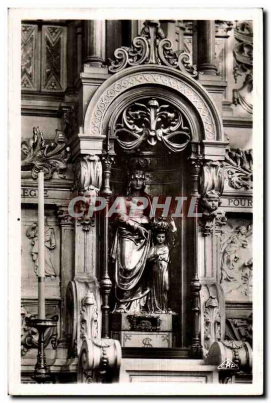 Sainte Anne d Auray - The Statue of Bonne Mere Sainte Anne - Old Postcard