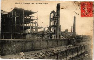 CPA LILLE - Explosion des dix-huit ponts (204326)