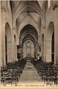 CPA MELUN Eglise Notre-Dame - La Nef (1320470)