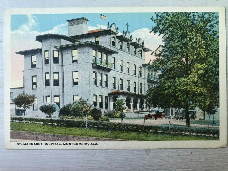 Vintage Postcard 1916 St. Margaret Hospital Montgomery Alabama United
