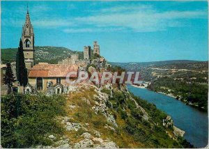 Modern Postcard The Old Village of Aigueze (Gard) The Gorges of the Ardeche o...