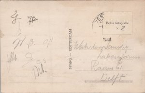 Netherlands Veere Haven Vintage RPPC C388