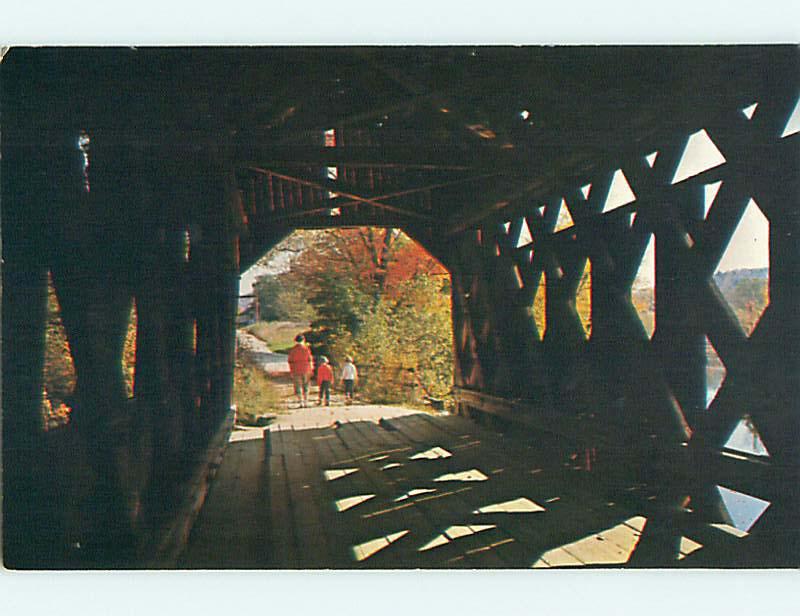 Unused Pre-1980 COVERED BRIDGE Published in Vermont VT t7786