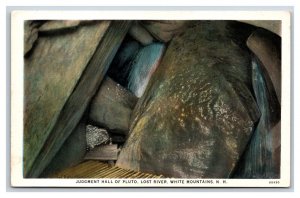 Judgement Hall of Pluto Lost River New Hampshire NH WB Postcard U3